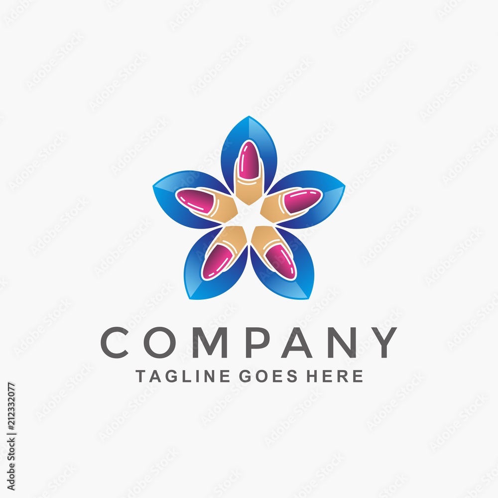 Nail salon logo Nail salon logo