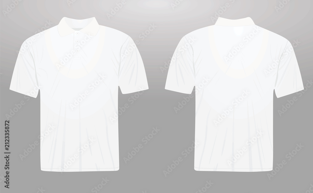 White t shirt and baseball cap template. vector illustration White t shirt and baseball cap template. vector illustration