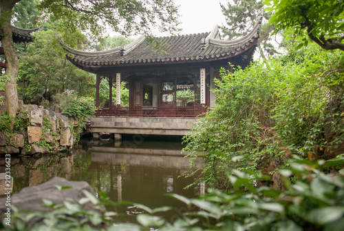 historical chinese recreation pavilion