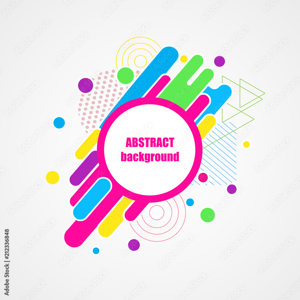 Abstract trendy geometric background. Abstract trendy geometric background.