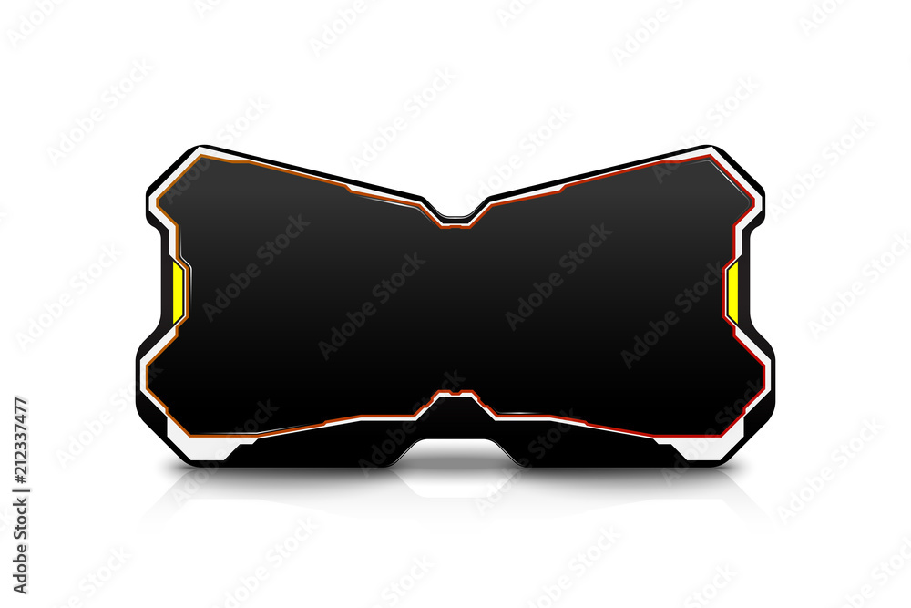 vector virtual reality glasses, stereoscopic vector virtual reality glasses, stereoscopic