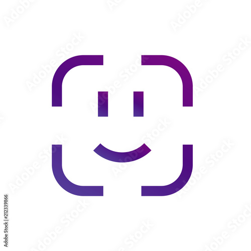 Face password, identification icon