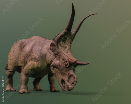 diabloceratops on green background