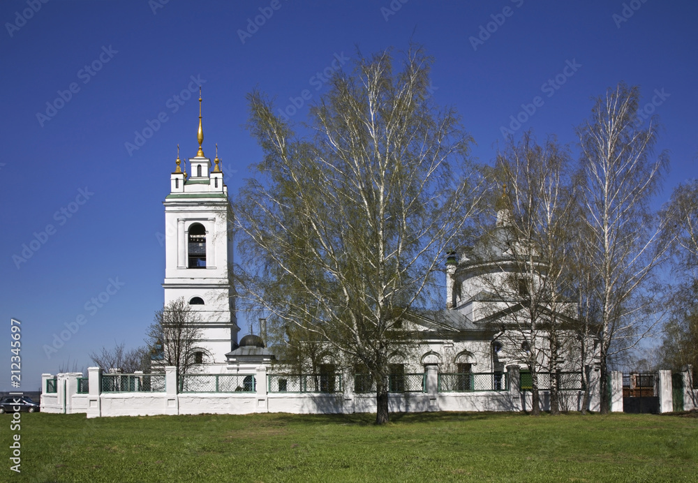 Kazan church in Konstantinovo village. Ryazan oblast. Russia