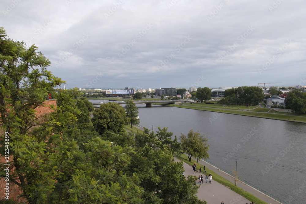 Fleuve Vistule à Cracovie, Pologne