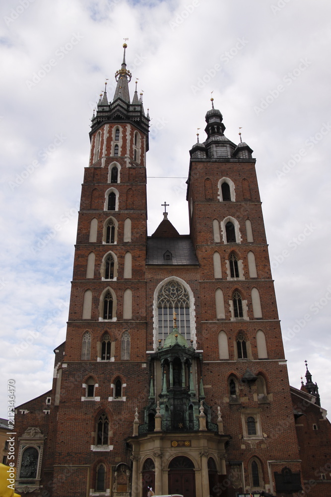 Basilique Sainte-Marie à Cracovie, Pologne