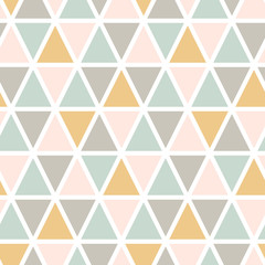Crédence de cuisine Styles patrons Triangles pastel style scandinave moderne  © Viktoriia