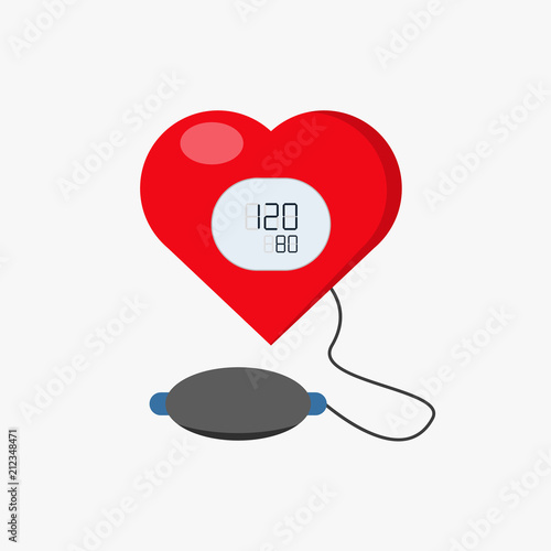blood pressure vector illustration