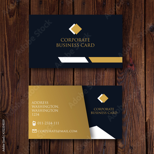 Corporate business card