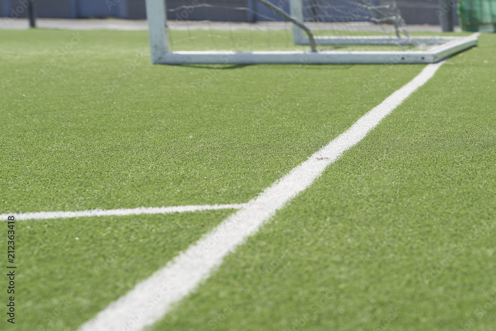 Fototapeta premium Artificial grass stadium in spain