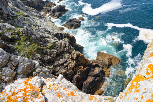 Pointe de Pen-Hir sur la presqu'île de Crozon en Bretagne