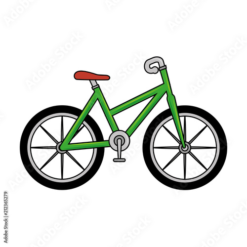 bicycle ecology transport icon vector illustration design