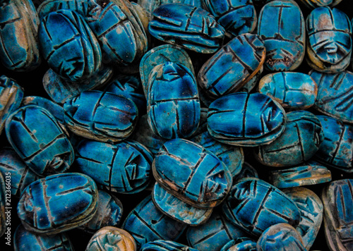 Egyptian Blue Scarabs