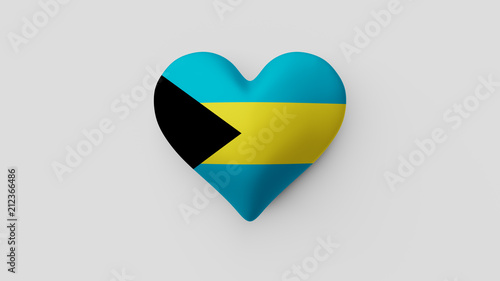 Corazón bandera Bahamas. 3D Free Download Corazón bandera Bahamas. 3D - GFXLoad