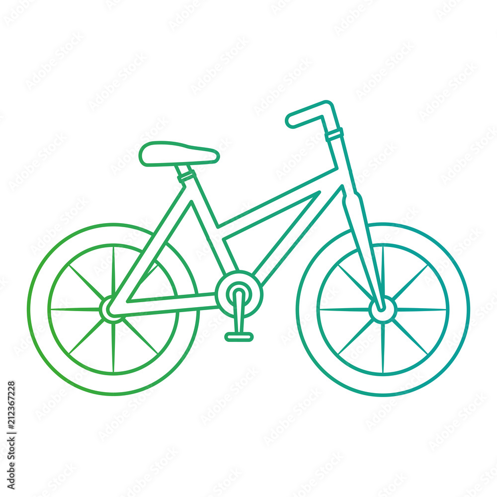Fototapeta premium bicycle ecology transport icon vector illustration design