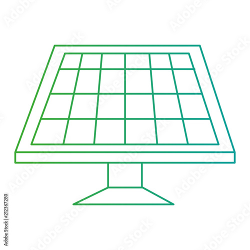 panel solar isolated icon vector illustration design