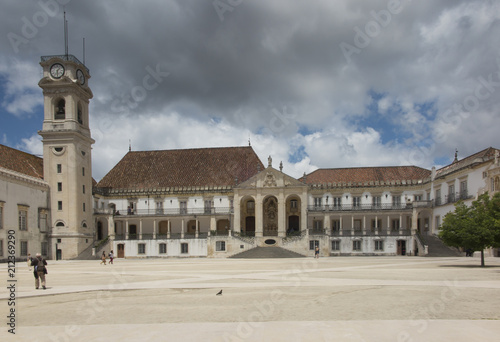 A fragment of the buildings of the University of Coimbra