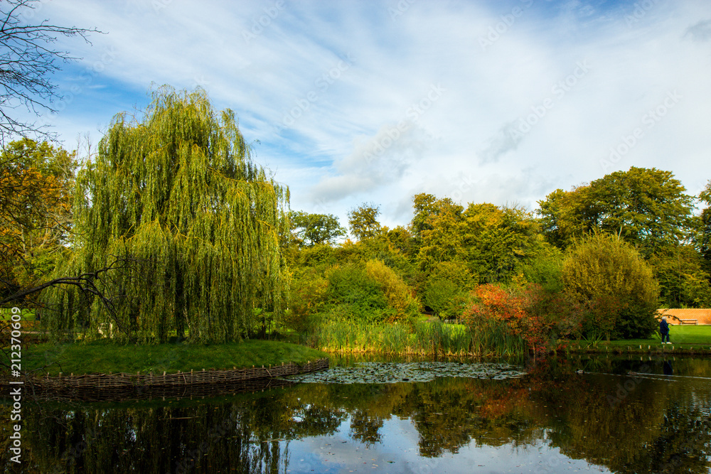 Fototapeta premium Sandy beach of Southern Jutland, near Esbjerg, Denmark
