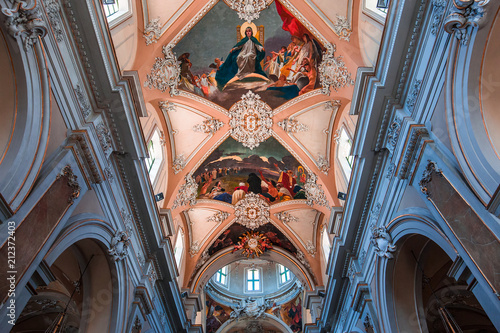 Basilica della collegiata, Catania, sicily, Italy photo