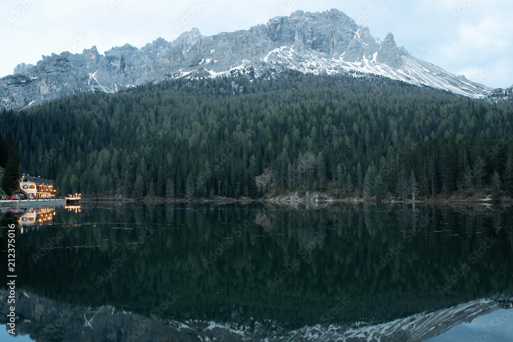 Mountains Lakes and Nature in the Dolomites, Italy