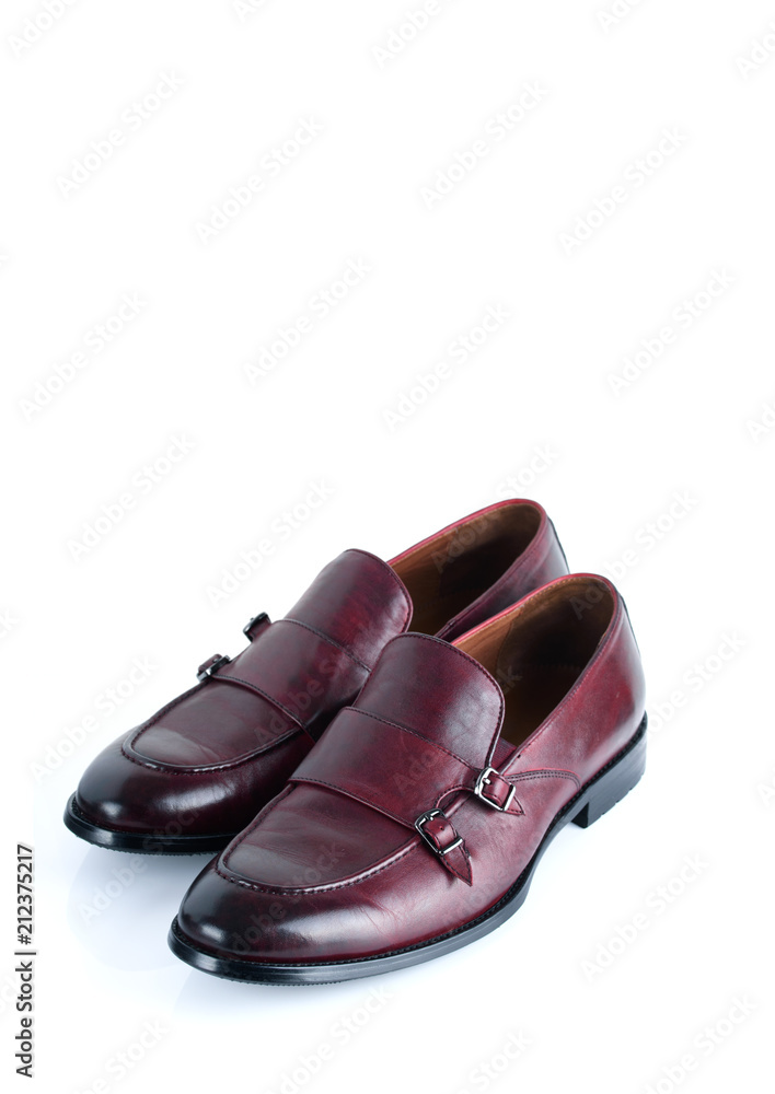 Stylish mens shoes isolated on white background. Stylish mens shoes isolated on white background.