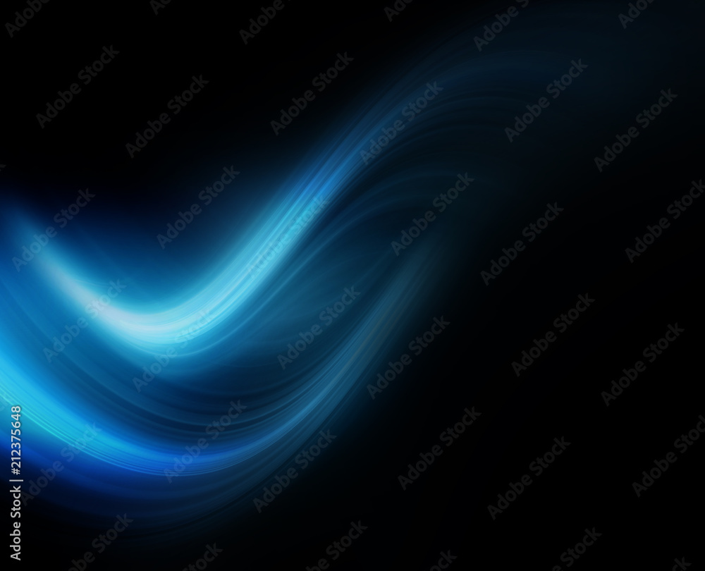 Fototapeta premium Abstract blue background