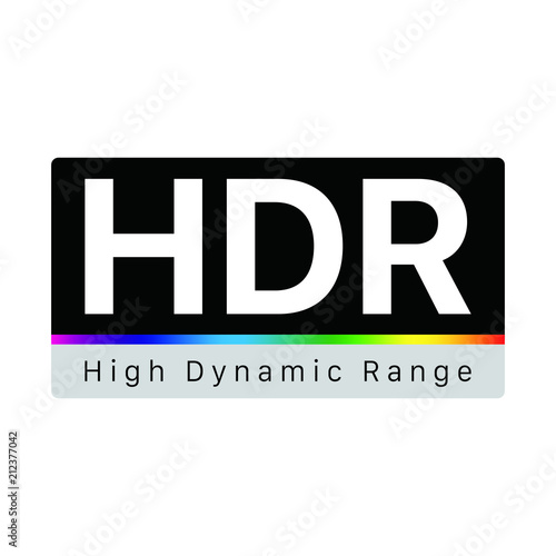 HDR - High Dynamic Range Symbol photo
