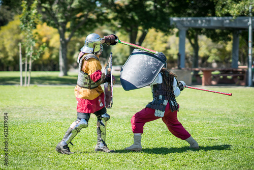 Renaissance Knights Fighting