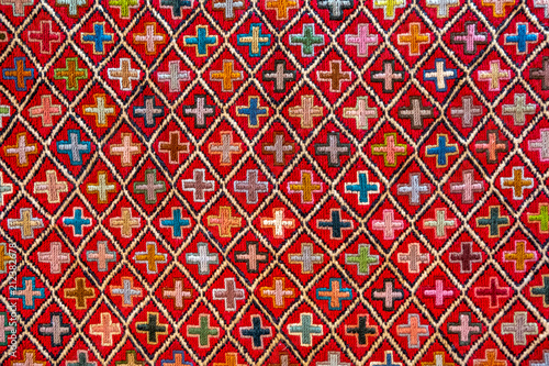 Canvas Print Cros patern rug