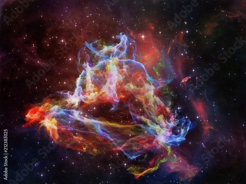 Fototapeta Naklejka Na Ścianę i Meble -  Inner Life of Nebula