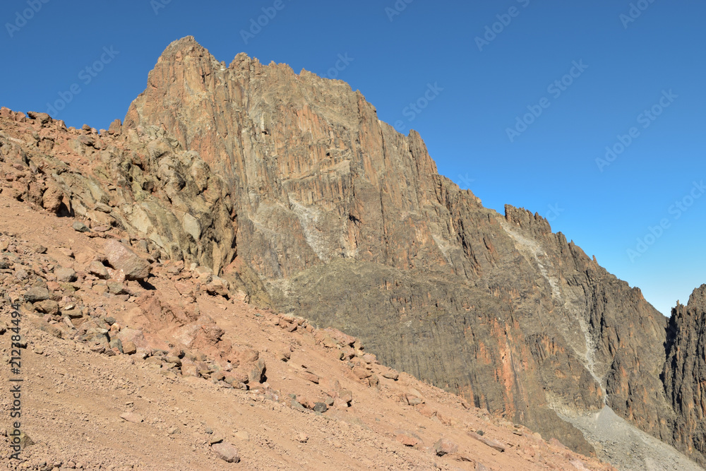 the landscapes of Mount Kenya, Kenya