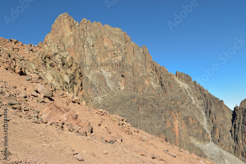 the landscapes of Mount Kenya, Kenya