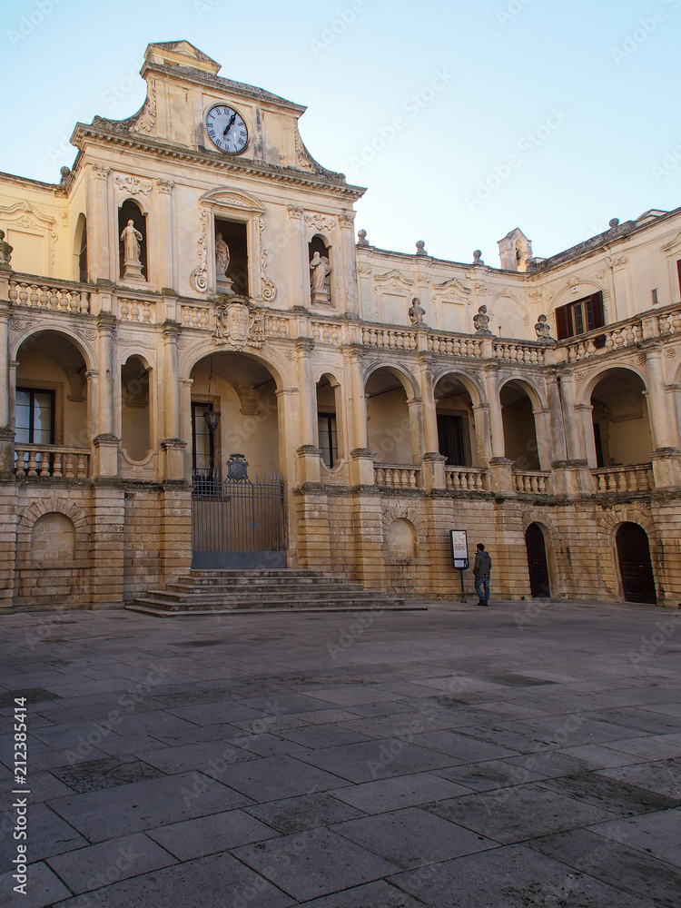 Cathedral square in Lecce - The Bishop's Palace