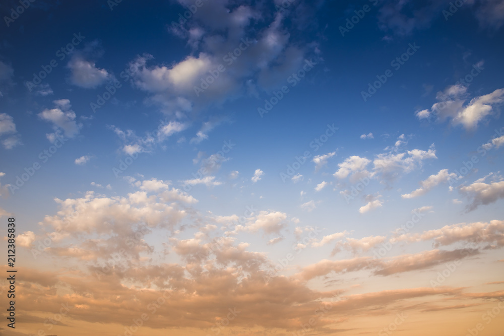 sky background with clouds
