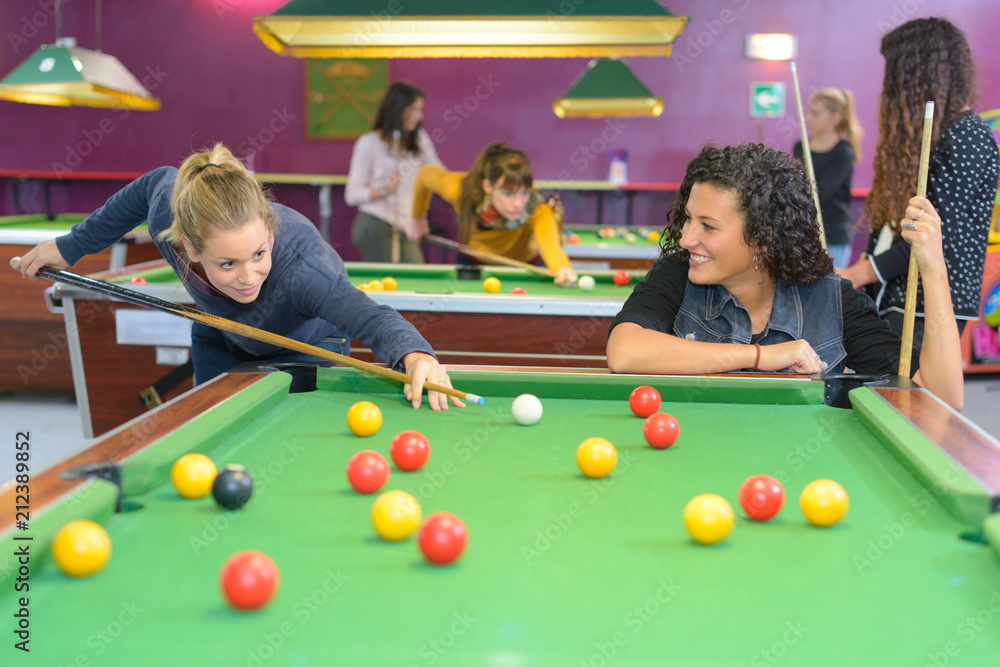Fototapeta premium a billiard game