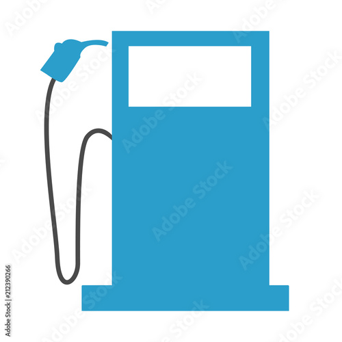 gas station isolated icon on white background