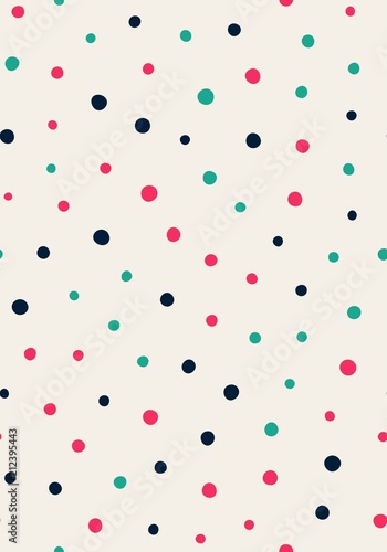 Seamless dot pattern. Vector repeating texture. photo