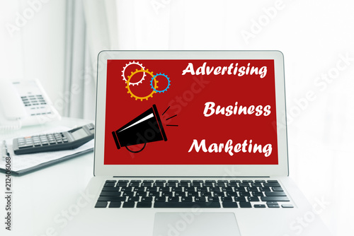 Online advertising concept