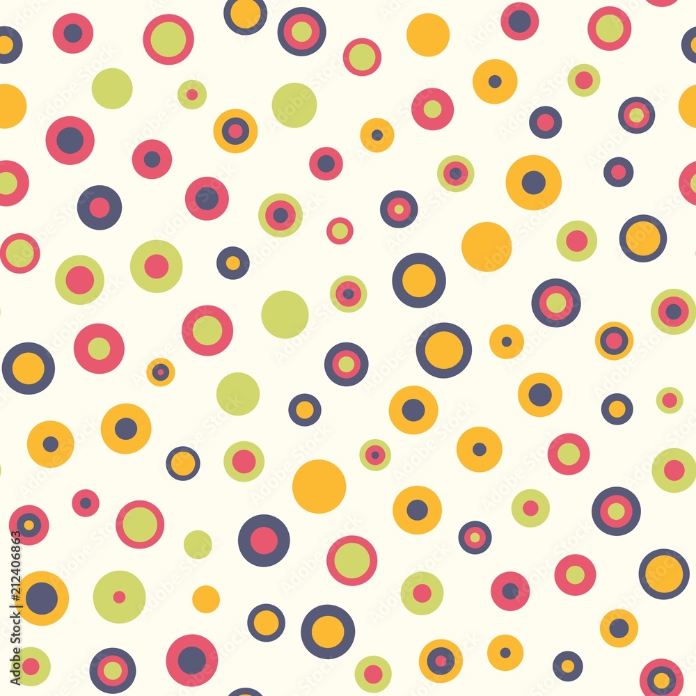 Seamless circles pattern. Vector repeating texture. Seamless circles pattern. Vector repeating texture.