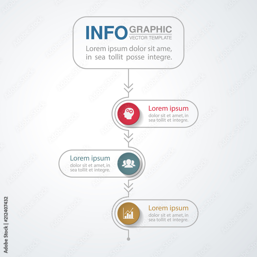 Vector infographic template for diagram, graph, presentation, chart, business concept with 3 options. Vector infographic template for diagram, graph, presentation, chart, business concept with 3 options.