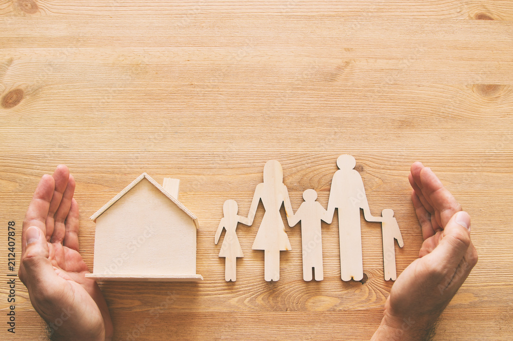 © tomertu - Insurance concept. family life, financial and health issues