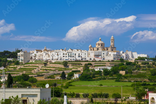 Locorotondo (Puglia, Italy) - The gorgeous white town in province of Bari, chosen among the top 10 most beautiful villages in Southern Italy. Here a view of historic center.