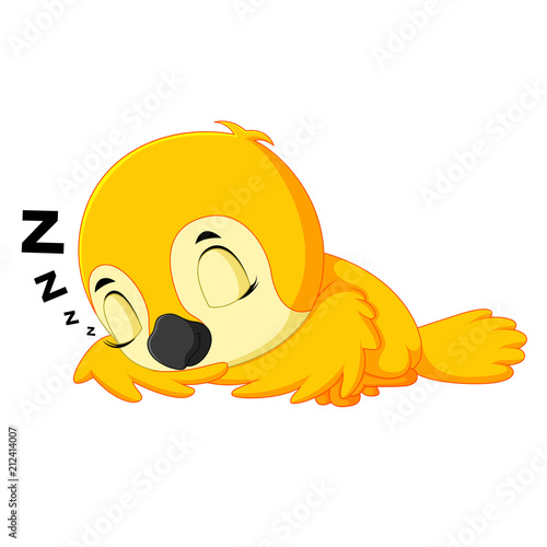 Cute bird cartoon