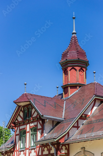 Roof of the tourist information building in Kassel, Germany
