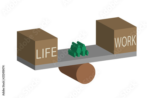 Equilibrio entre vida familiar y vida laboral.