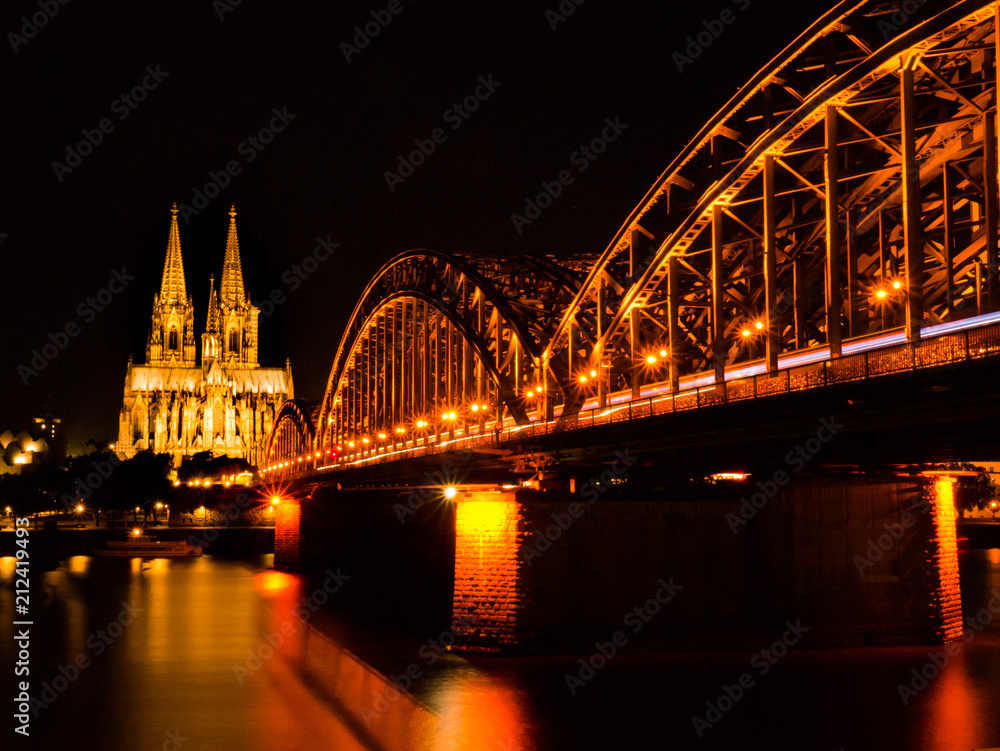 Fototapeta premium Köln nacht
