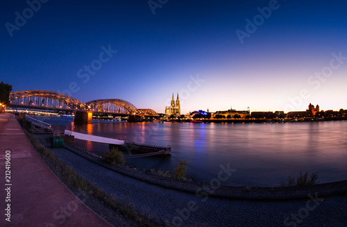 Köln Panorama Nacht
