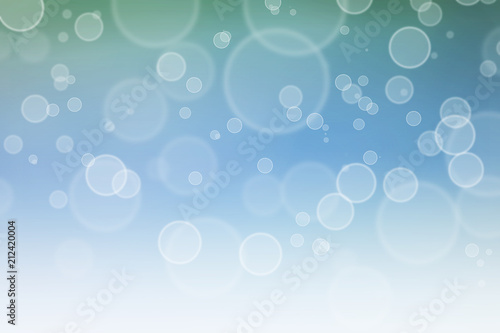 Blue bokeh abstract background