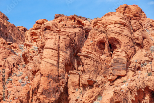 Red rock formations in the Valley of Fire  Nevada