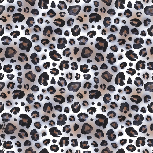Snow Leopard skin seamless ...